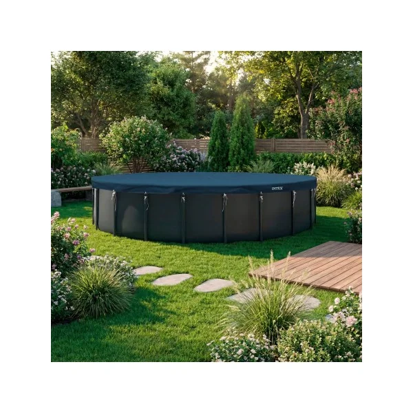Cobertor piscina circular todo el año Deluxe Ø7,32 m - Imagen 2