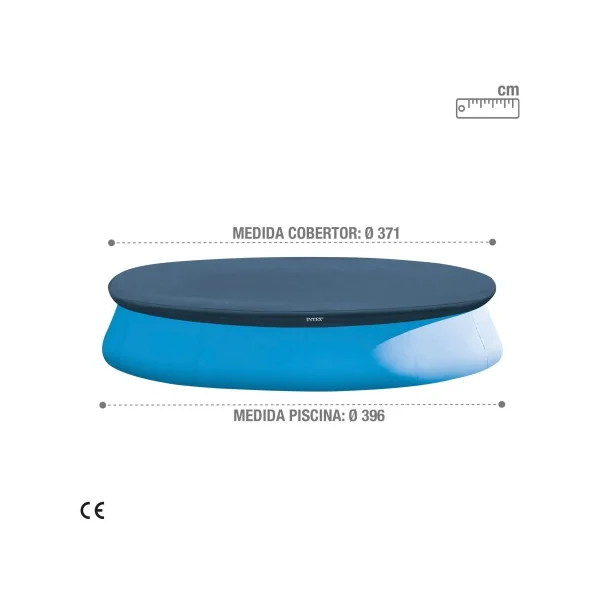 Cobertor piscina INTEX Ø396 cm - Imagen 4