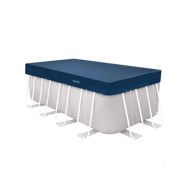 Cobertor piscina rectangular todo el año Deluxe 3,89x1,89 m