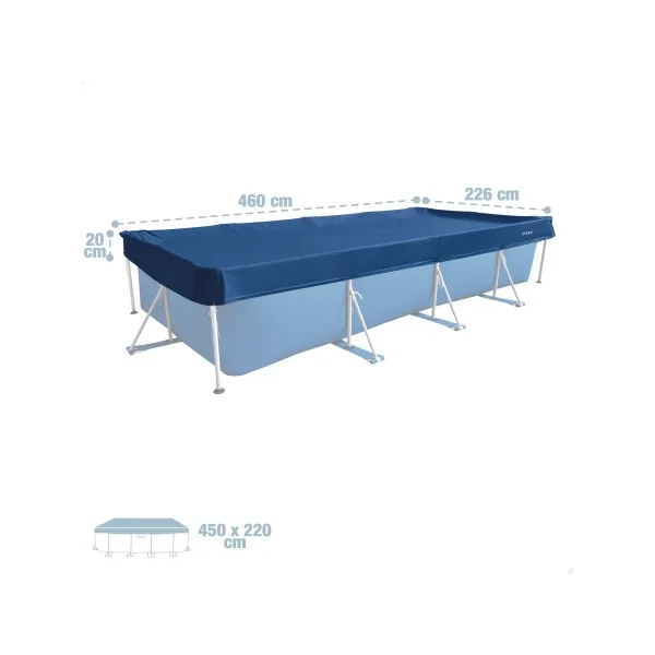 Cobertor piscina rectangular todo el año Deluxe 4,60x2,26 m - Imagen 4