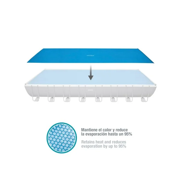 Cobertor solar piscina INTEX 732x366 cm - Imagen 5