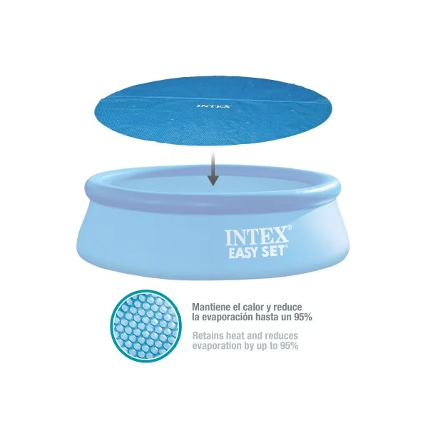 Cobertor solar piscina INTEX Ø244 cm - Imagen 5