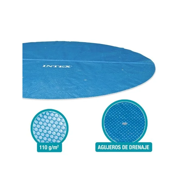 Cobertor solar piscina INTEX Ø244 cm - Imagen 4
