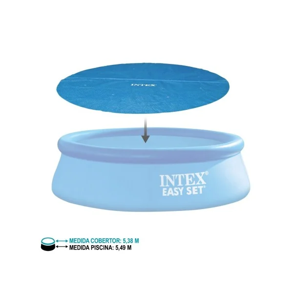 Cobertor solar piscina INTEX Ø549 cm - Imagen 4
