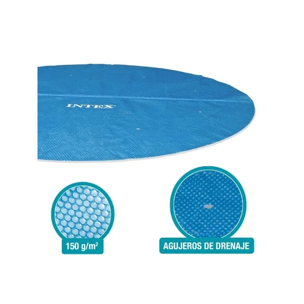 Cobertor solar piscina INTEX Ø549 cm - Imagen 5