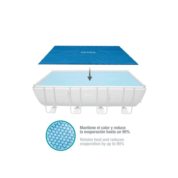 Cobertura solar retangular para piscina de 400x200 cm - Imagen 12