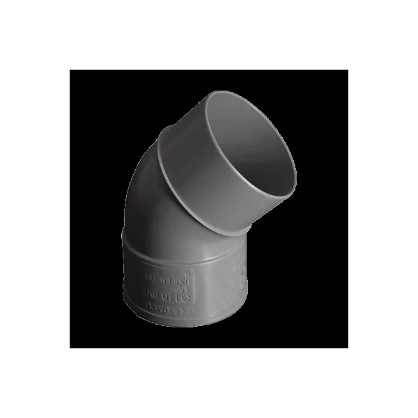 Codo 45º pvc mh Ø32