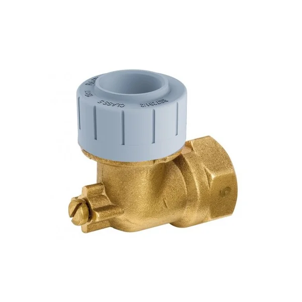 Codo 90º fijación hembra polibutileno 22 x 1/2"