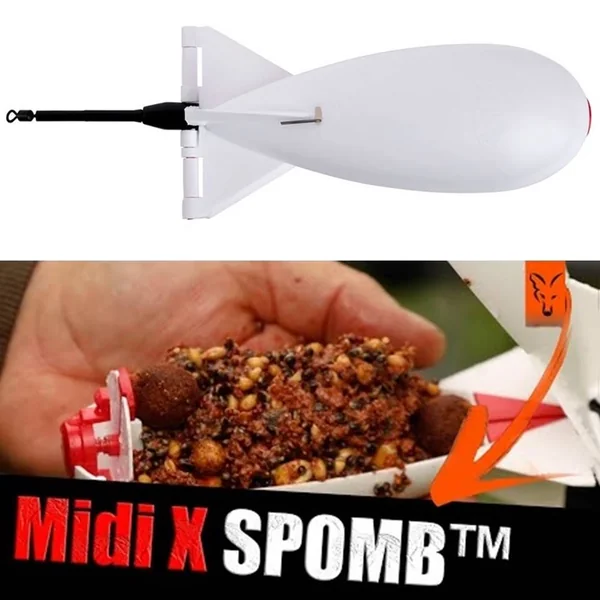 Cohete Cebador Midi X Spomb White - Arapaima Fishing