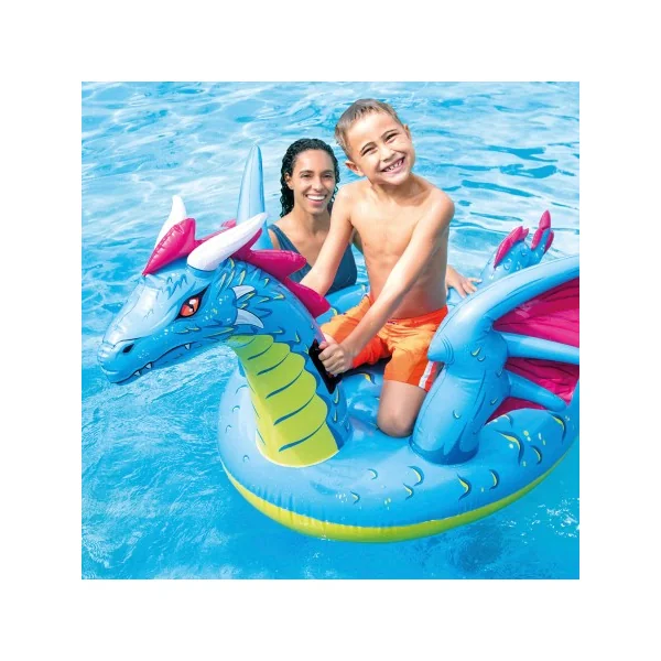 Colchoneta hinchable infantil INTEX dragón - Imagen 5