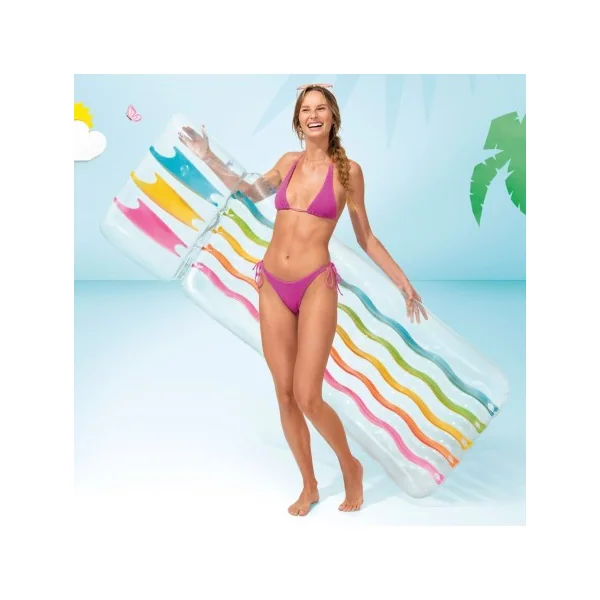 Colchoneta hinchable INTEX arcoíris 84x203 cm - Imagen 7