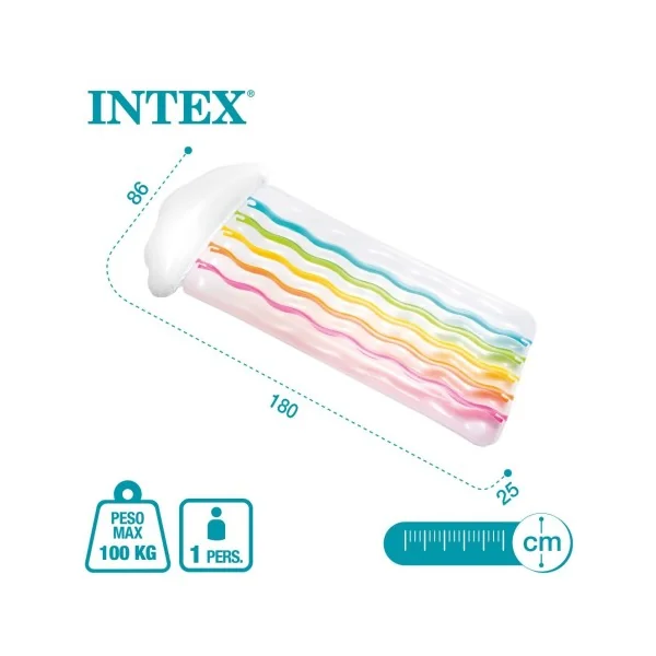 Colchoneta hinchable INTEX nube - Imagen 7