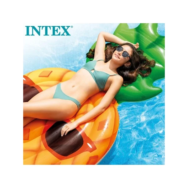Colchoneta hinchable INTEX piña - Imagen 4