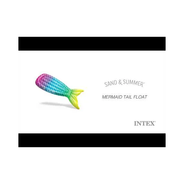 Colchão insuflável INTEX cauda de sereia - Imagen 2