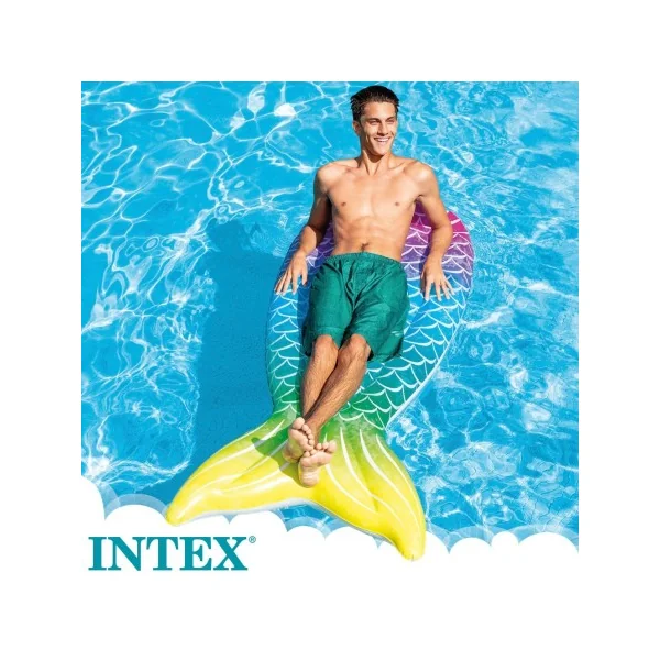 Colchão insuflável INTEX cauda de sereia - Imagen 3