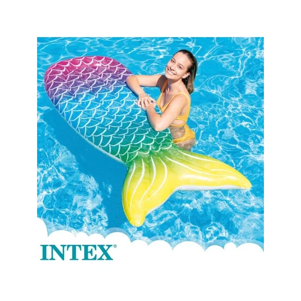 Colchão insuflável INTEX cauda de sereia - Imagen 5