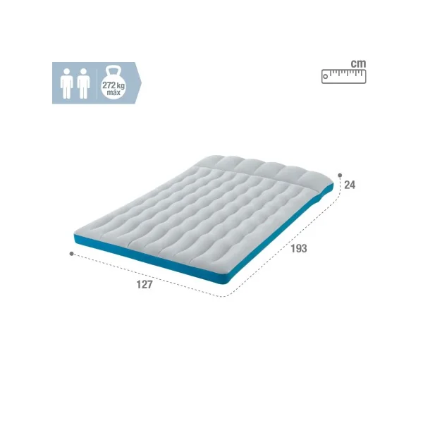 Colchón hinchable doble camping - Imagen 4