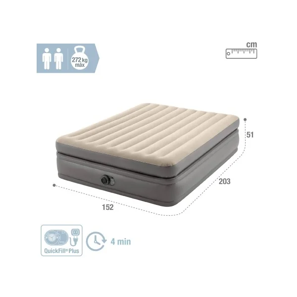 Colchón hinchable doble Plus Prime Comfort Elevated Queen - Imagen 5