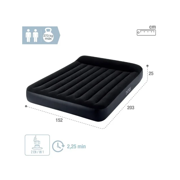 Colchón hinchable doble Standard Pillow Rest Classic Queen - Imagen 4