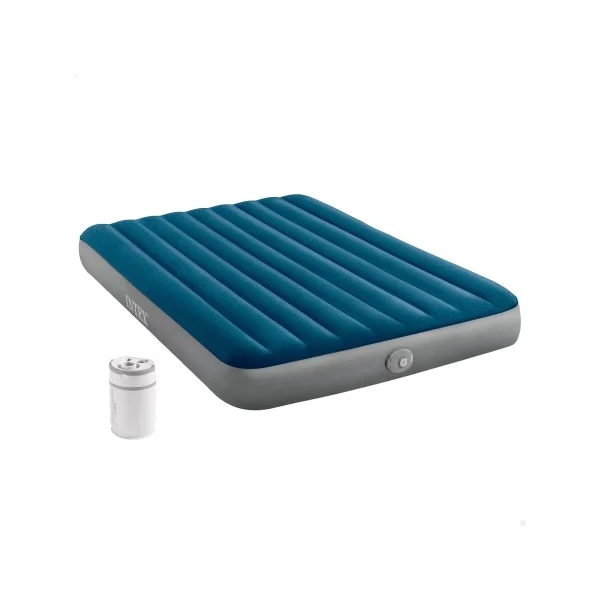 Colchón hinchable individual con hinchador recargable Standard Prestige Single-High Queen