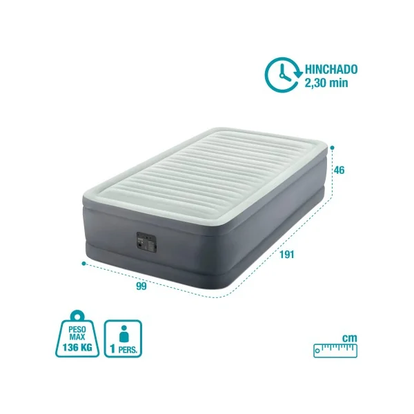 Colchón hinchable individual PremAire Twin - Imagen 7