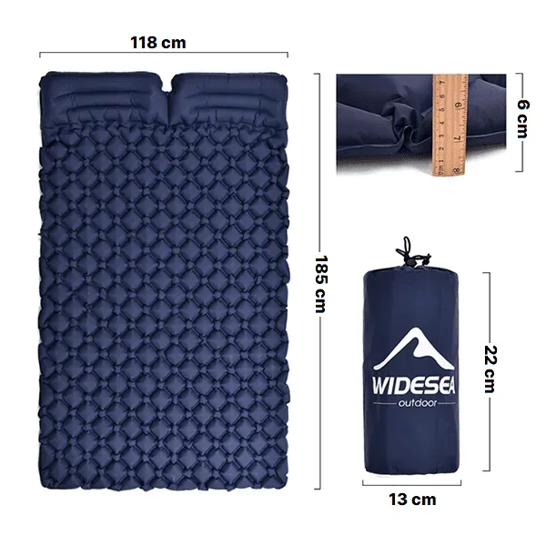 Colchón Inflable Doble para Acampar - Imagen 3