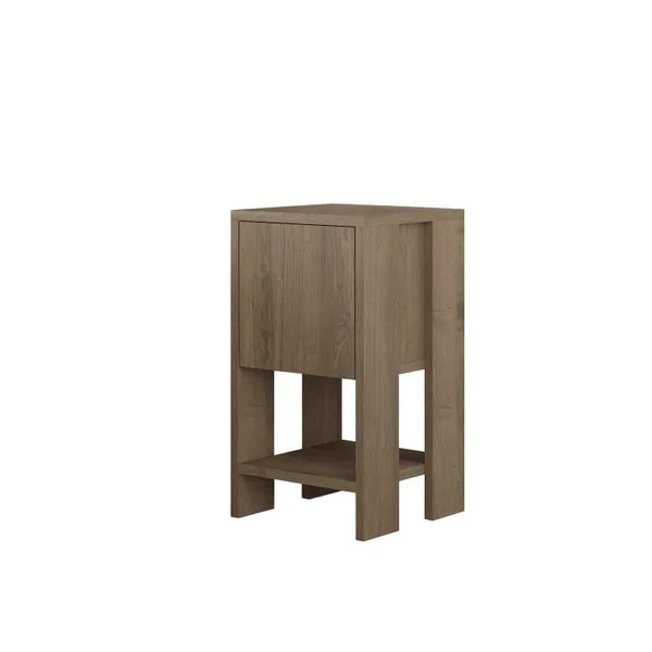 Comodino in legno "Ema" 30 x 30 x 55 cm - Hitit