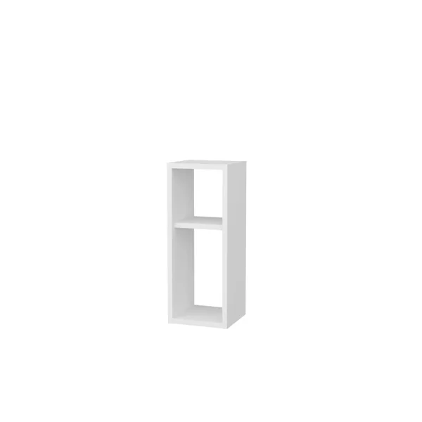 Comodino in legno "Sault" - 23 x 22 x 60 cm - Bianco