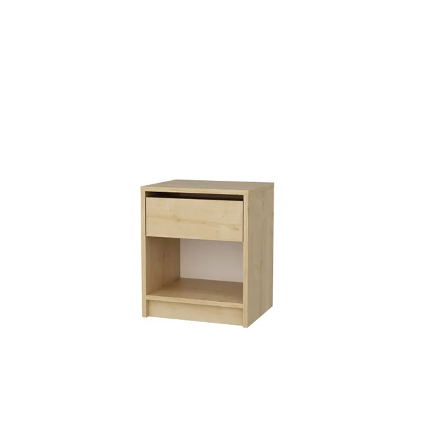 Comodino in legno "Sheridan" - 45 x 40 x 53 cm - Beige