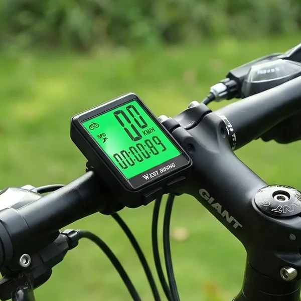 Computadora inalámbrica LED impermeable para bicicleta