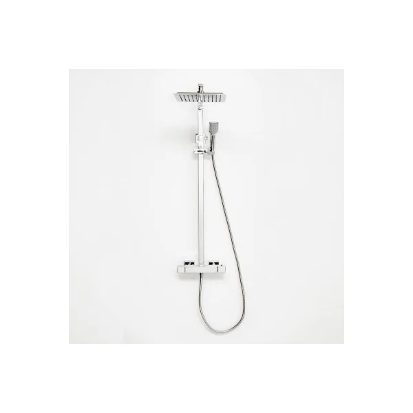 Conjunto ducha extensible termostatico saona slim