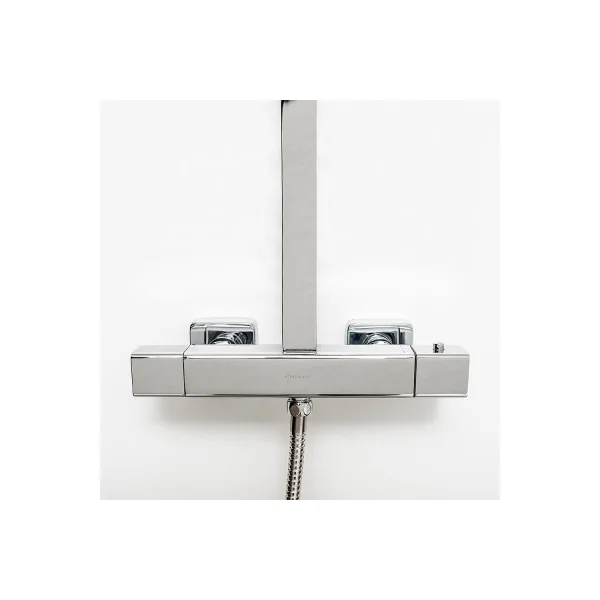Conjunto ducha extensible termostatico saona slim - Imagen 6