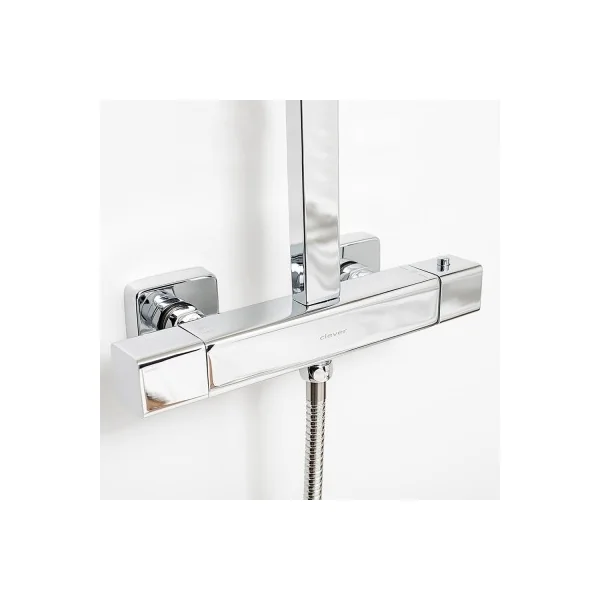 Conjunto ducha extensible termostatico saona slim - Imagen 7