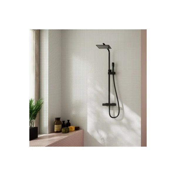 Conjunto ducha extensible termostática negro mate nine xtreme - Imagen 3