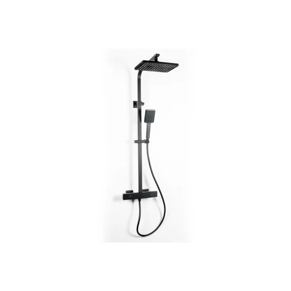 Conjunto ducha extensible termostática negro mate nine xtreme - Imagen 4