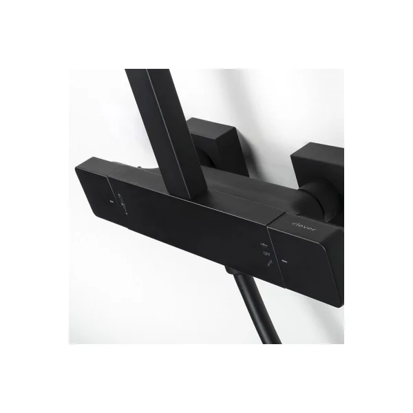 Conjunto ducha extensible termostática negro mate nine xtreme - Imagen 5