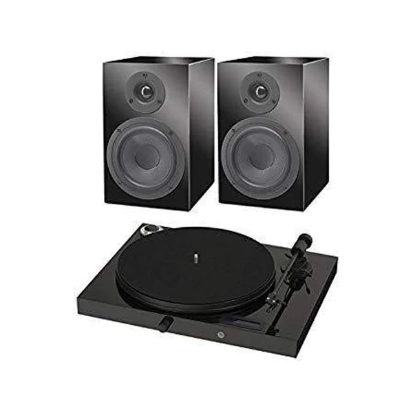 Conjunto giradiscos PRO-JECT Jukebox E negro + Box 5