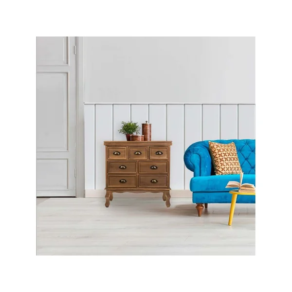 Consola de Madera Marrón 70x30x70h cm