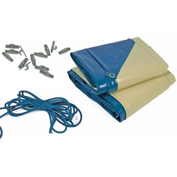 Copertura invernale 1" per piscina Seychelles - 580 gr/m² - blu