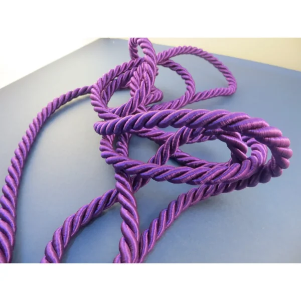 Cordón de seda Rayon 8mm