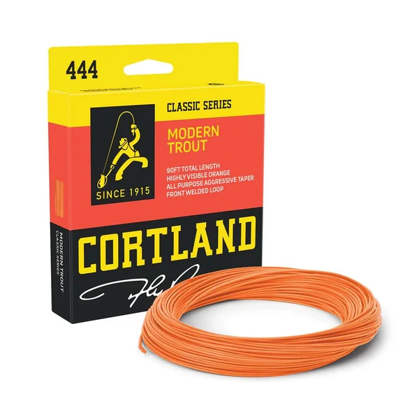 Cortland 444 Modern Trout Fly Line naranja