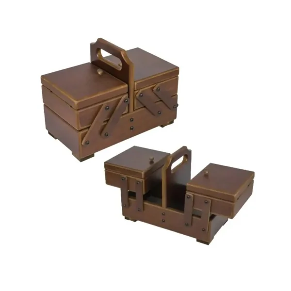 Costurero madera compacto 25 x 15 x 13 cm