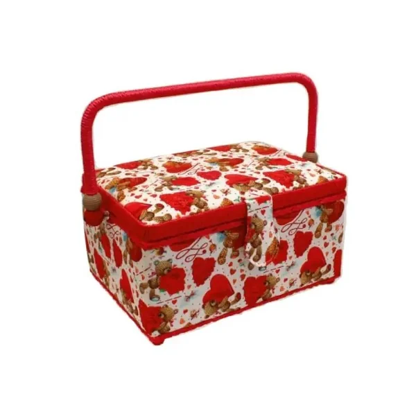 Costurero rectangular estampado 25 x 18 x 12 cm