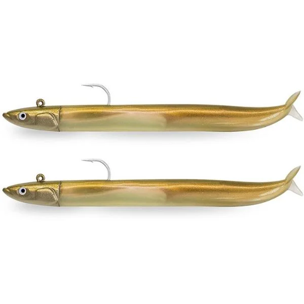 Crazy Sand Eel 120 - 2 Combos Off Shore 15gr Gold