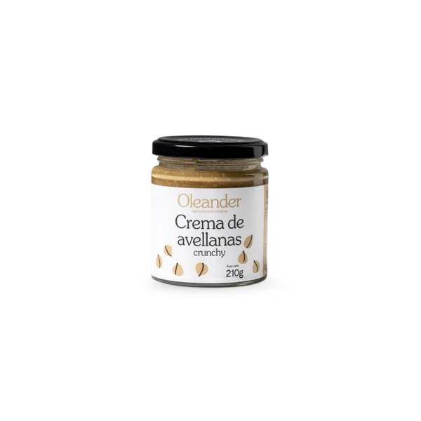 Crema de avellanas crunchy ecológica