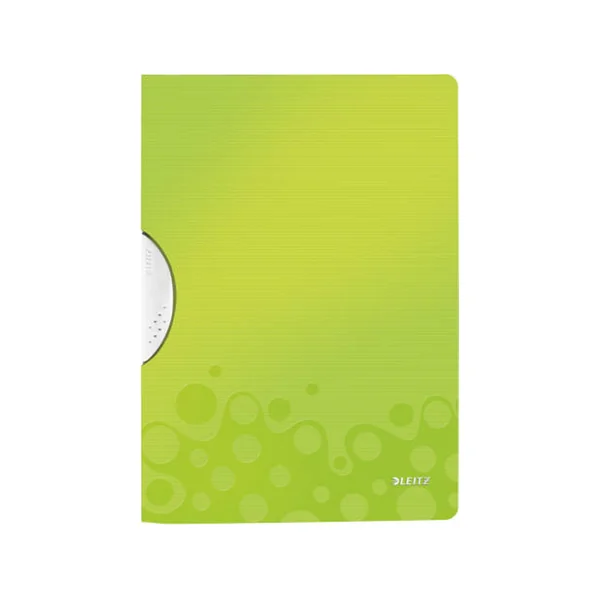 Cubierta con clip LEITZ WOW Verde (A4 - Capacidad: 30 hojas)