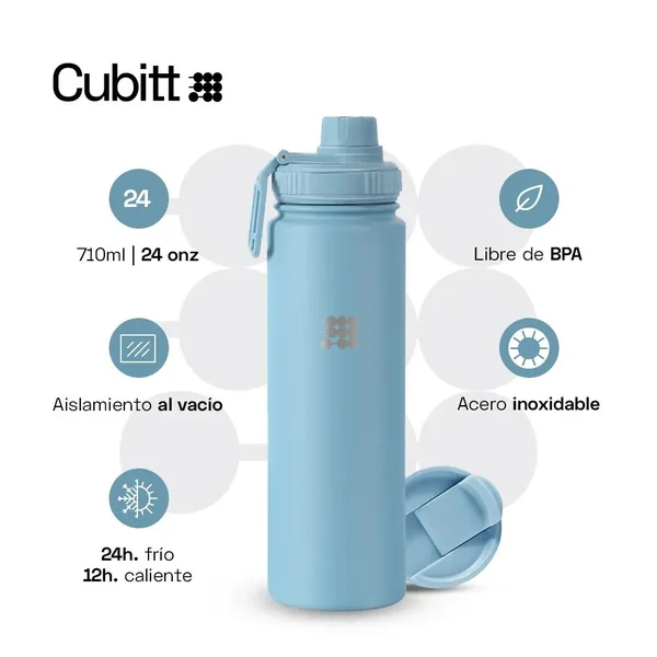 Cubitt Termo Hydro Bottle Light Blue - Imagen 4