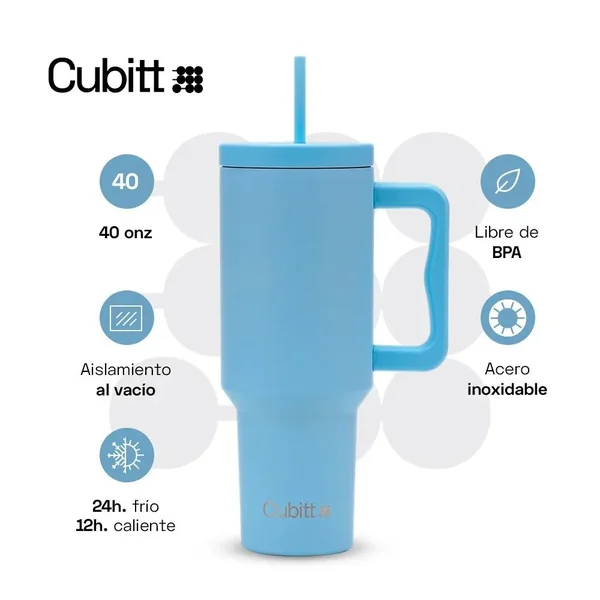Cubitt Termo Tumbler Light Blue 40oz - Imagen 4