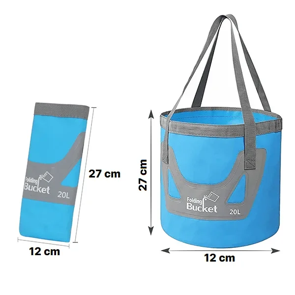 Cubo de Agua Plegable para Camping - Imagen 4