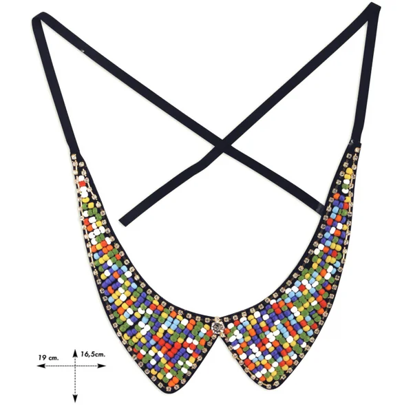 Cuello abalorios Gubbio